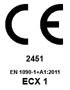 CE 2451 EN 1090-1+A1:2011 ECX 1